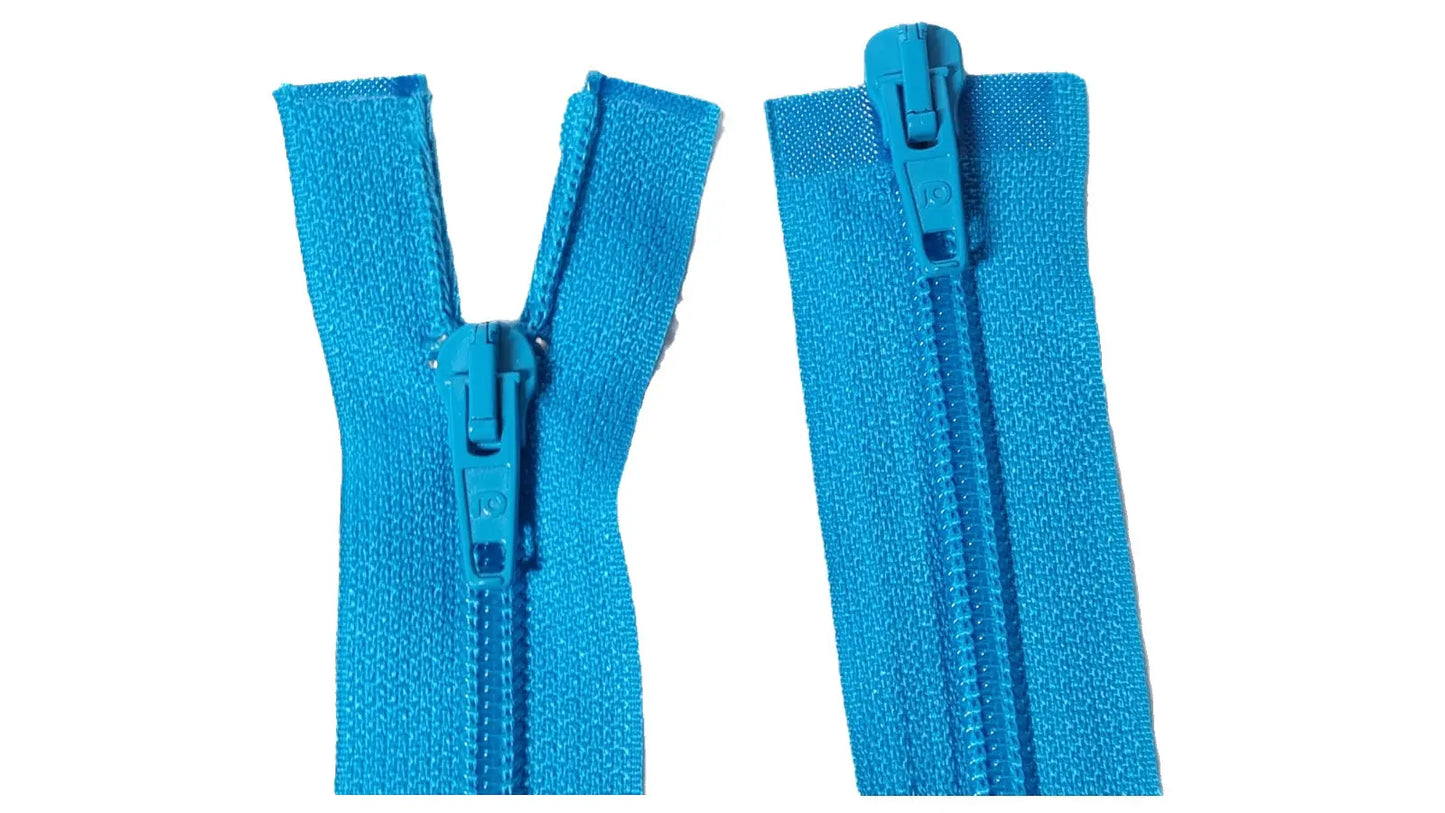 2 Wege Reißverschluss teilbar 55 cm-70 cm verschiedene Farben CSM-STOFFE