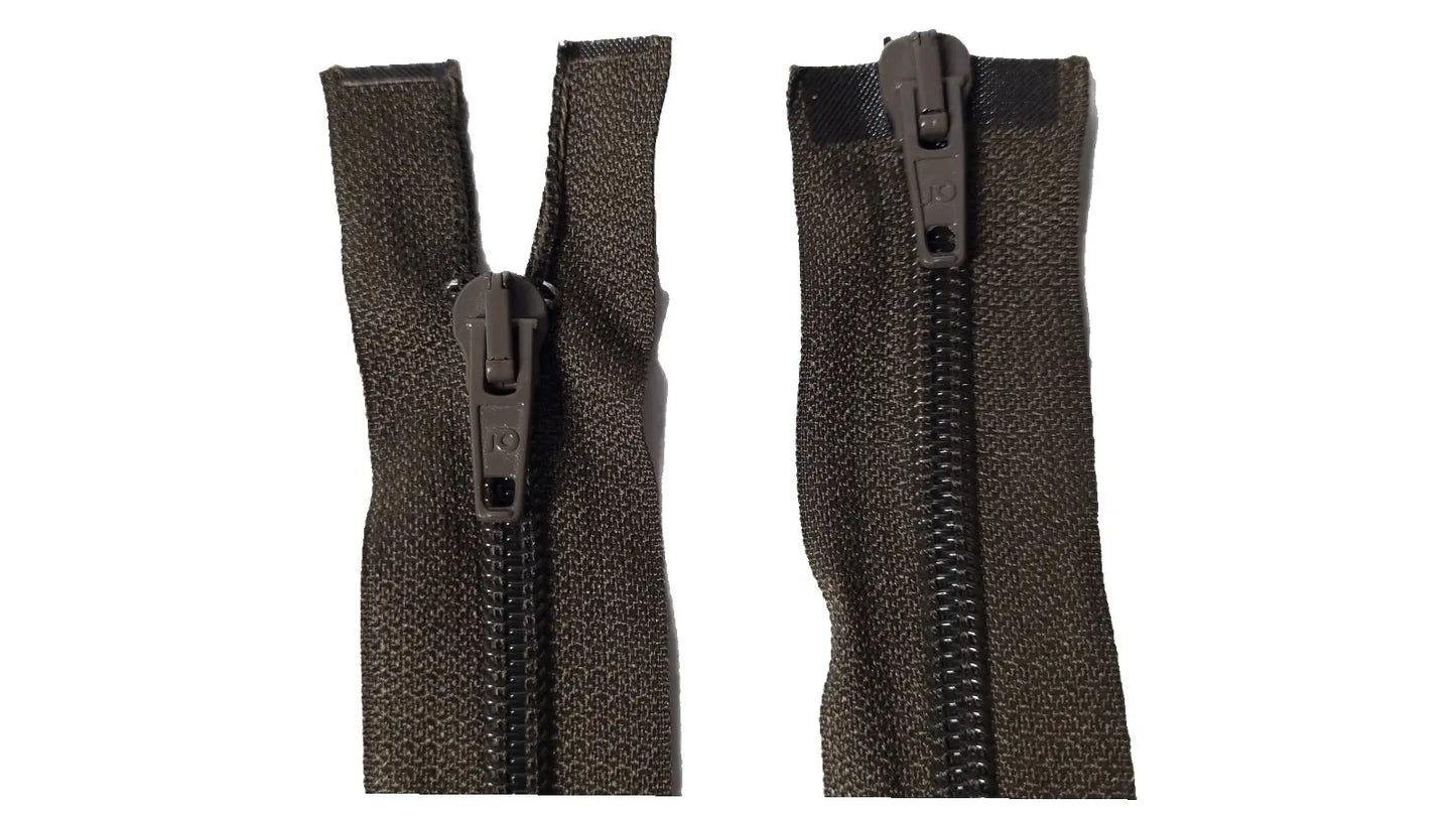 2 Wege Reißverschluss teilbar 55 cm-70 cm verschiedene Farben CSM-STOFFE