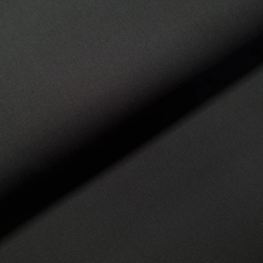 Baumwolle Popeline schwarz CSM-STOFFE