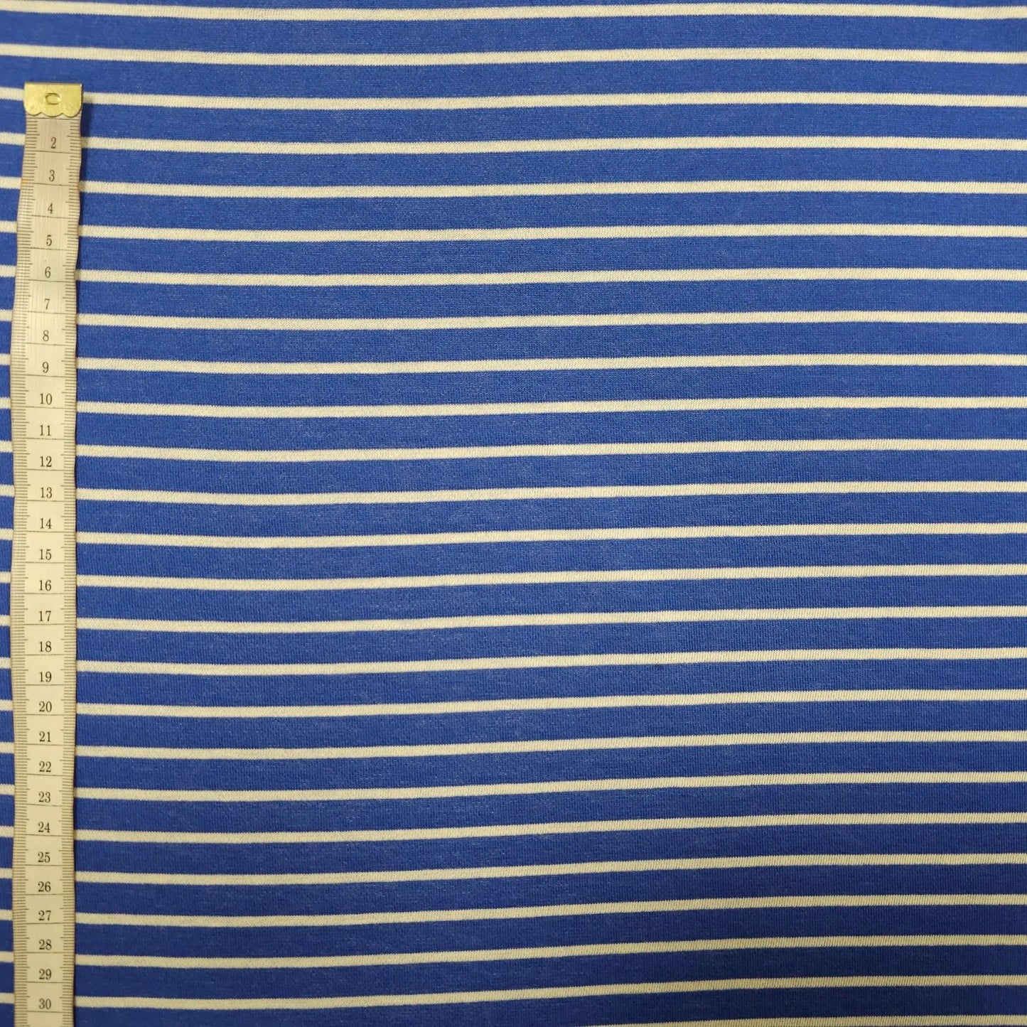 Baumwolljersey gestreift blau weiß double face 3