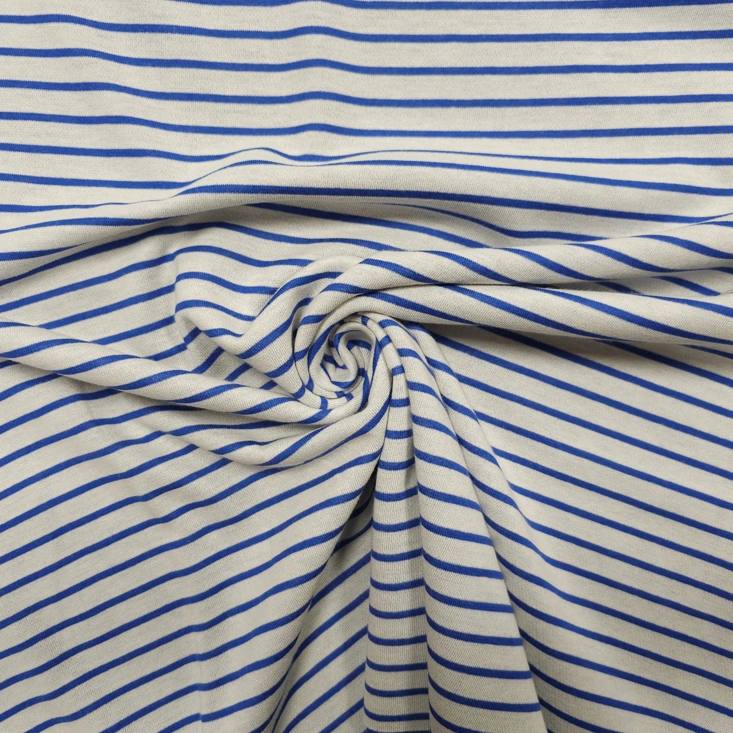 Baumwolljersey gestreift blau weiß double face 4