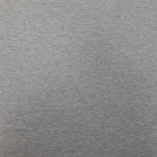 Baumwolljersey grau 80 cm Reststück CSM-STOFFE