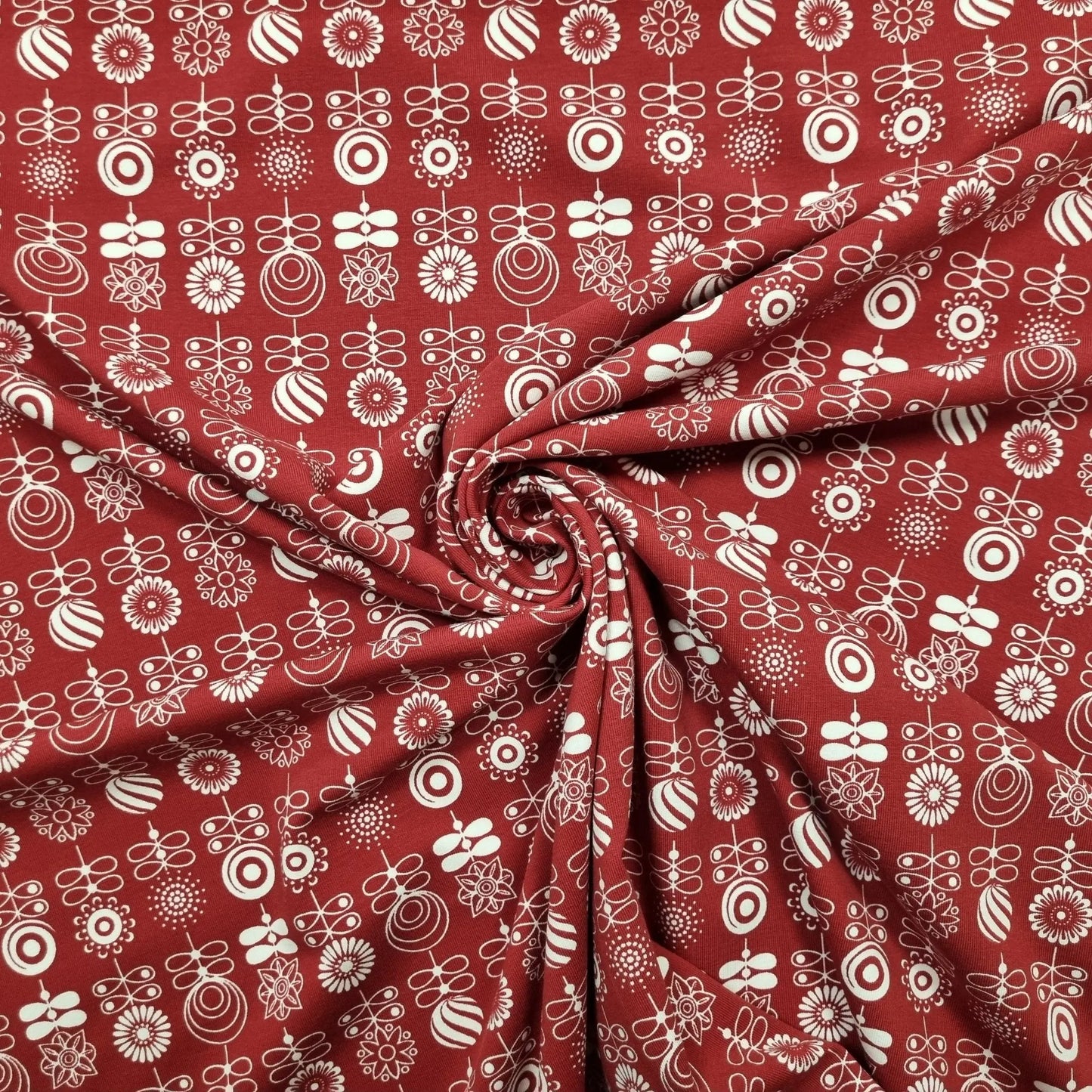 Baumwolljersey mit Blumenmotiv 1