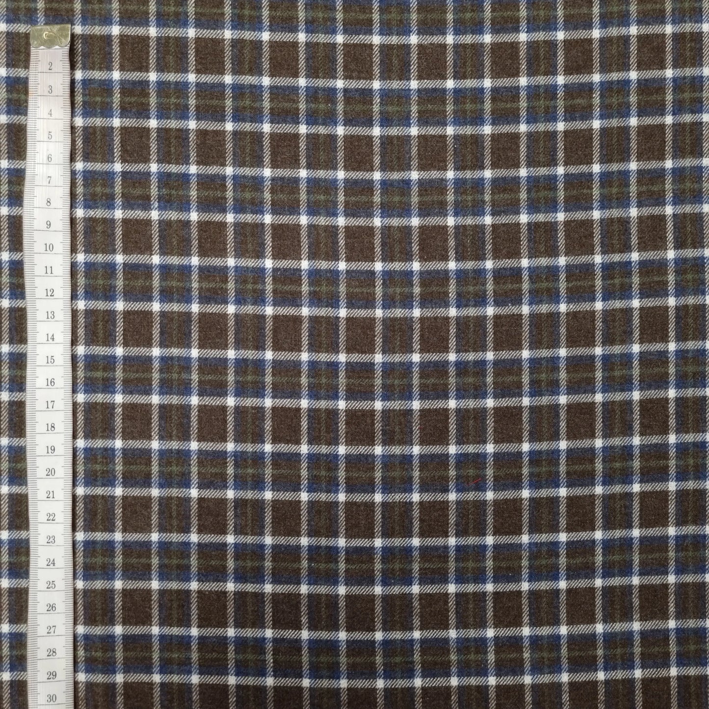 Baumwollstoff Braun kariert CSM-STOFFE