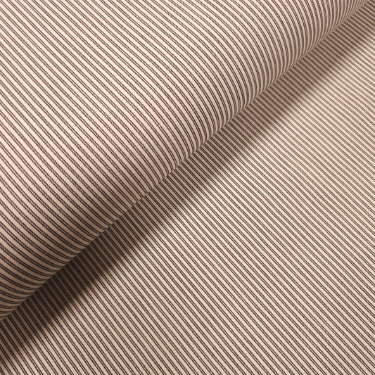 Baumwollstoff gestreift schwarz/creme CSM-STOFFE