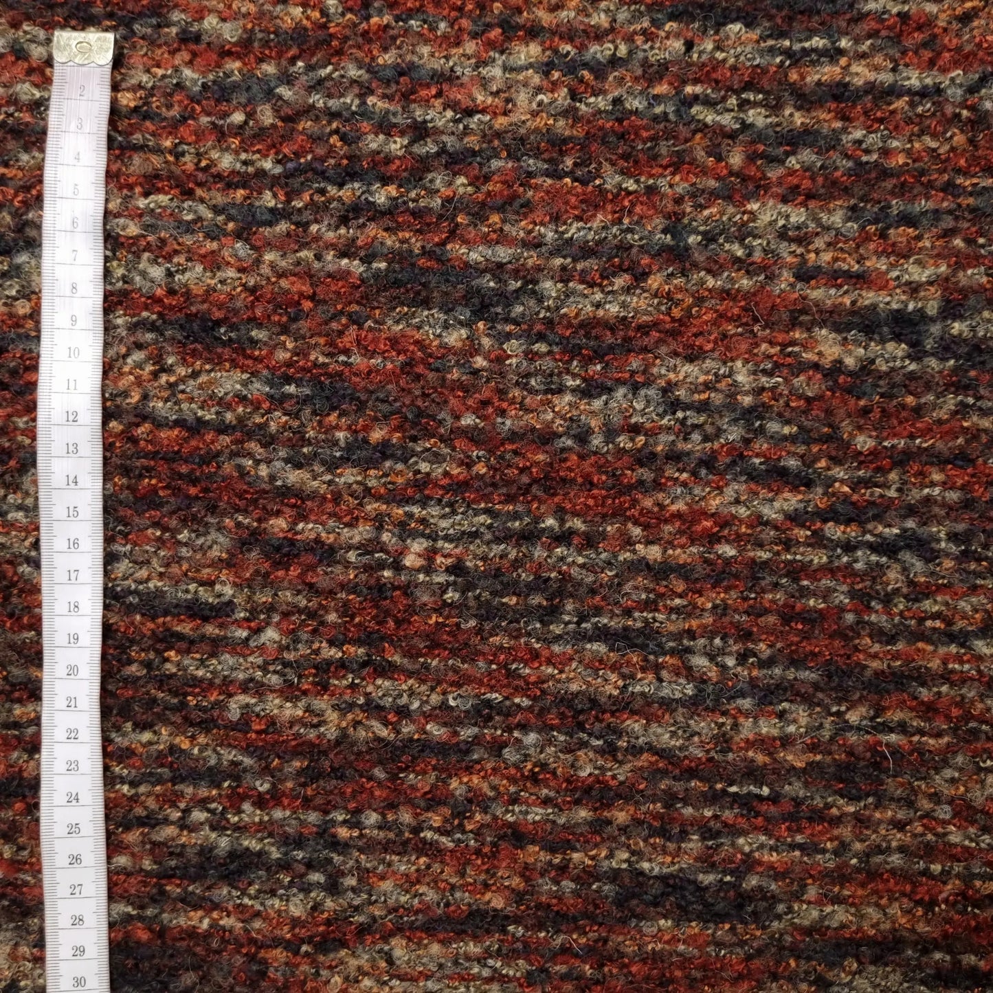 Boucle gestreift Erdtoene