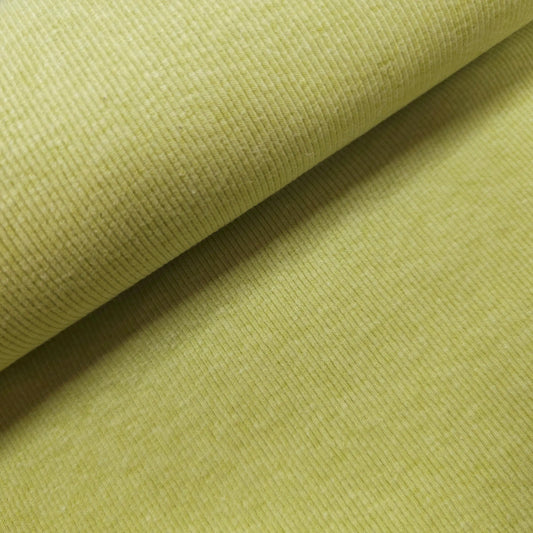Bündchen gerippt lime 120 cm Reststück CSM-STOFFE