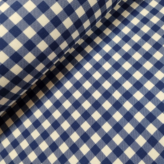 Dekostoff Vichykaro blau 320 cm breit CSM-STOFFE