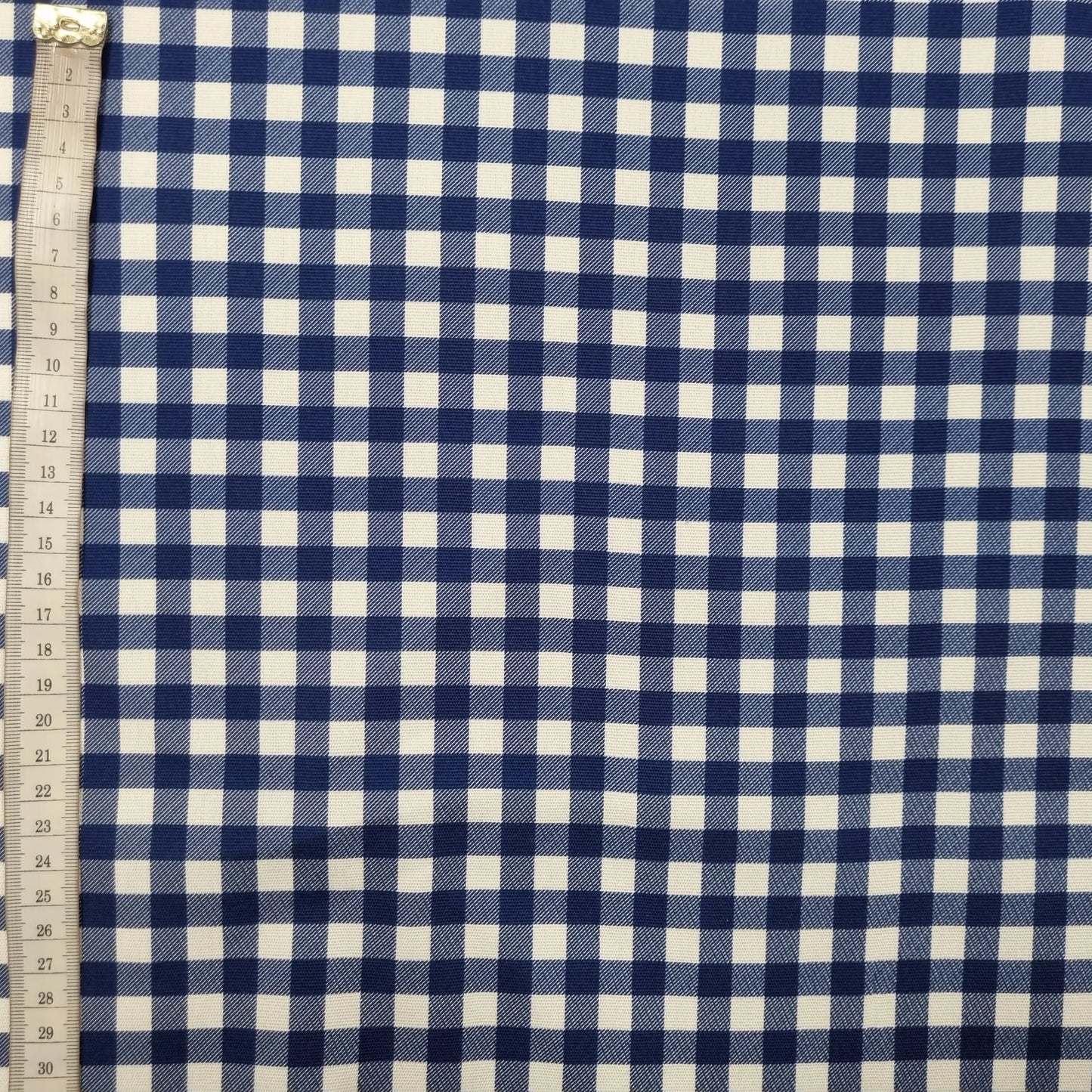 Dekostoff Vichykaro blau 320 cm breit CSM-STOFFE