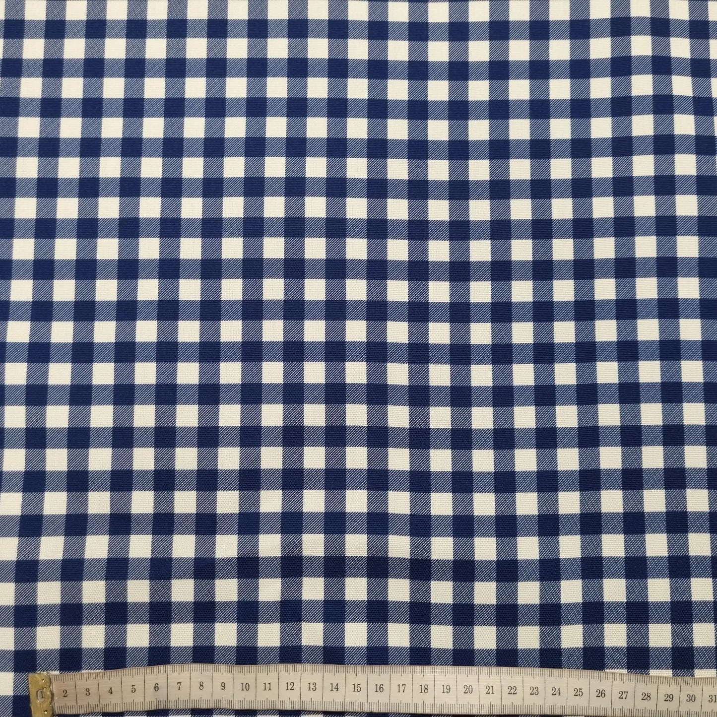 Dekostoff Vichykaro blau 320 cm breit CSM-STOFFE