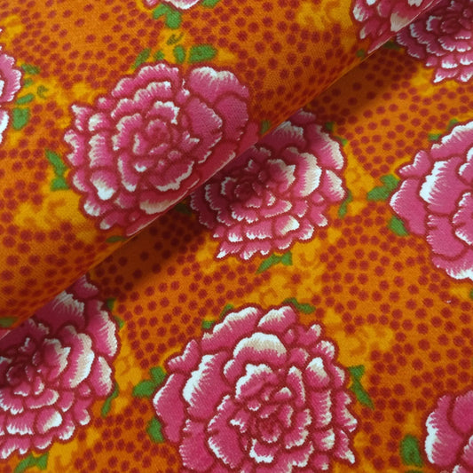 Cord mit Blumenmuster