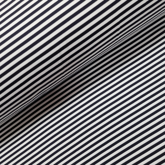 Jersey schwarz weiß gestreift CSM-STOFFE