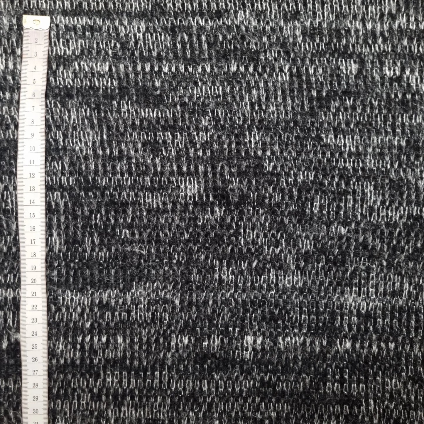 Leichter Strick schwarz weiss