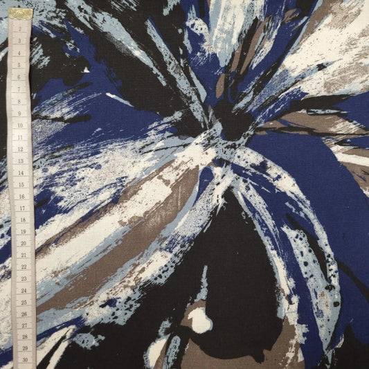 Leinen Stoff abstraktes Muster CSM-STOFFE