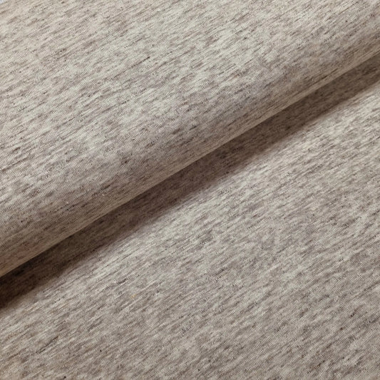 Leinen Stoff meliert, Strickstoff CSM-STOFFE