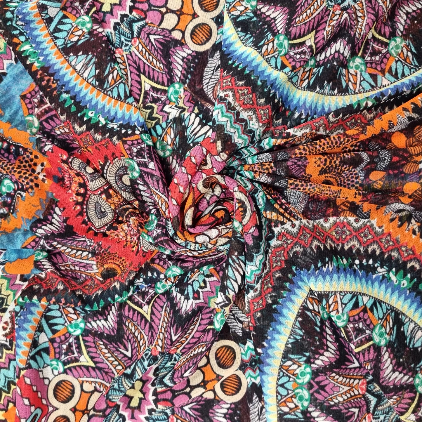 Mesh-Stoff Mandala CSM-STOFFE