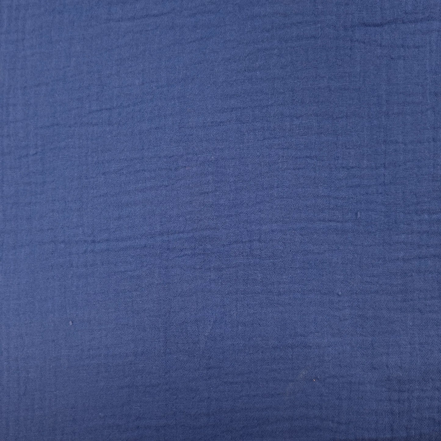 Musselin Dopppel Krinkel royalblau CSM-STOFFE