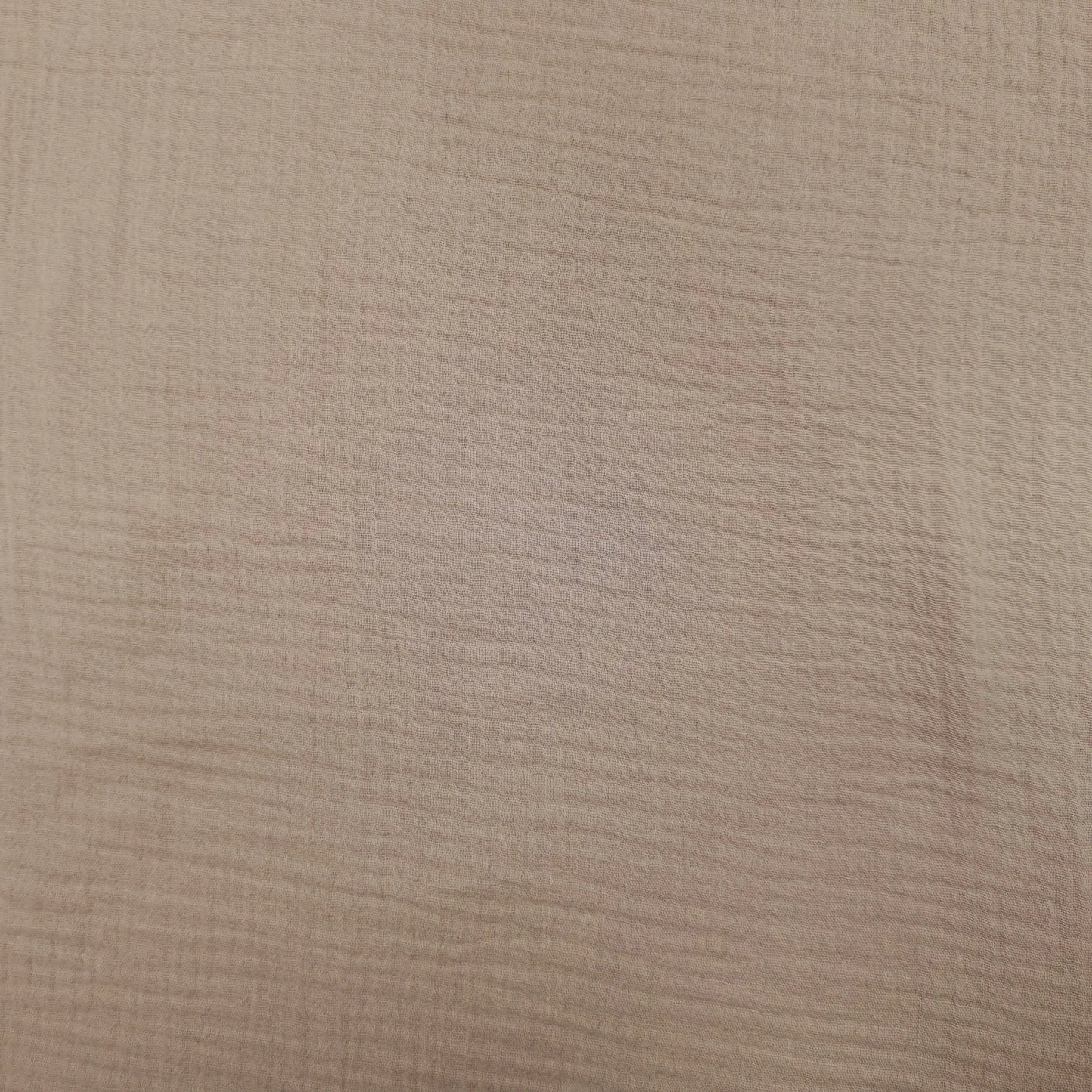 Musselin beige Double Gauze CSM-STOFFE