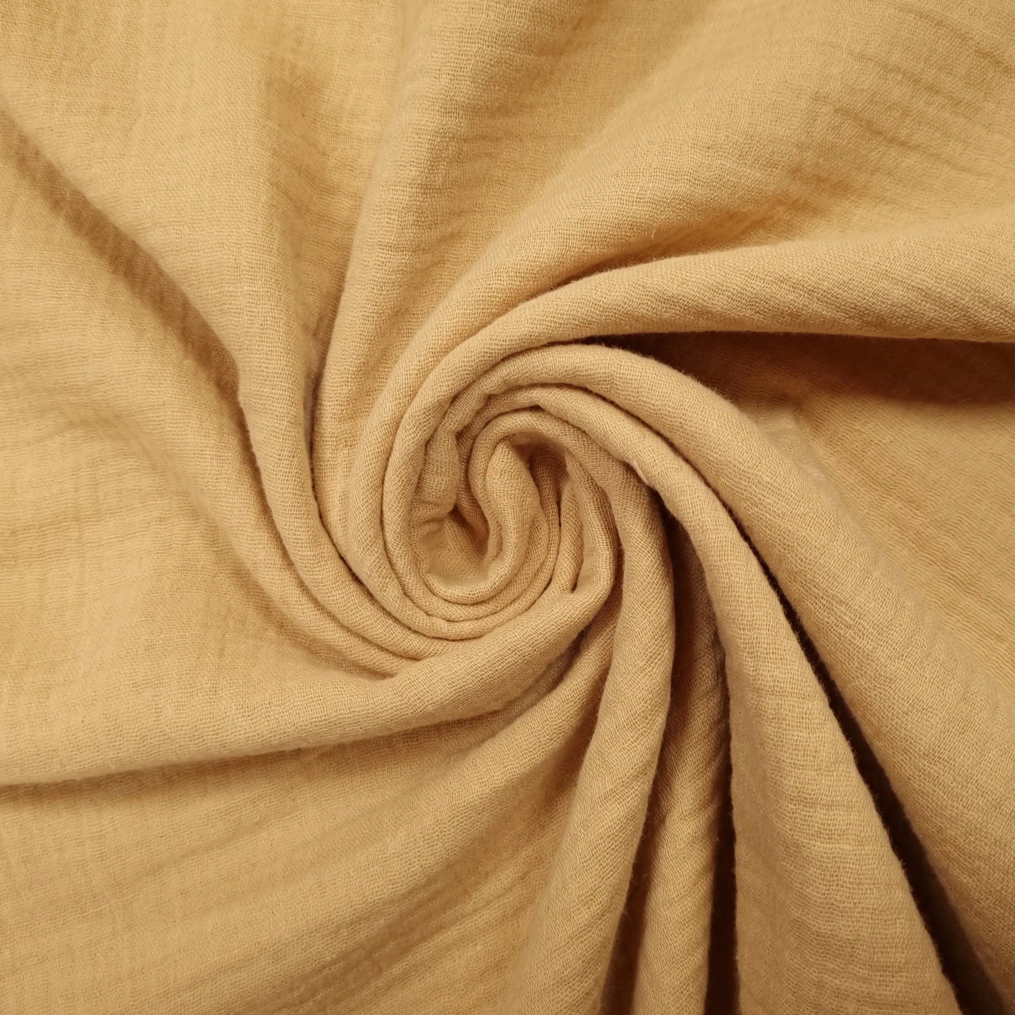 Musselin sandbeige Double Gauze CSM-STOFFE