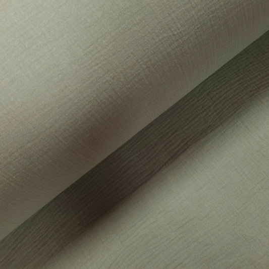 Musselin schilf grün Double Gauze CSM-STOFFE