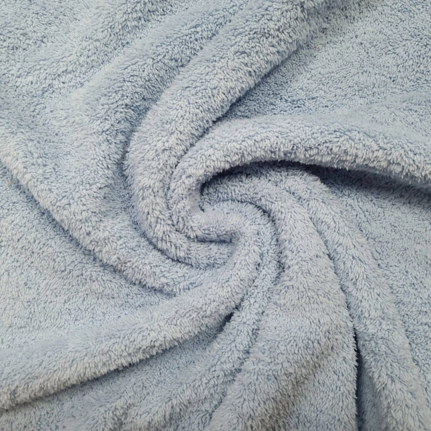 Plüschstoff Babyblau