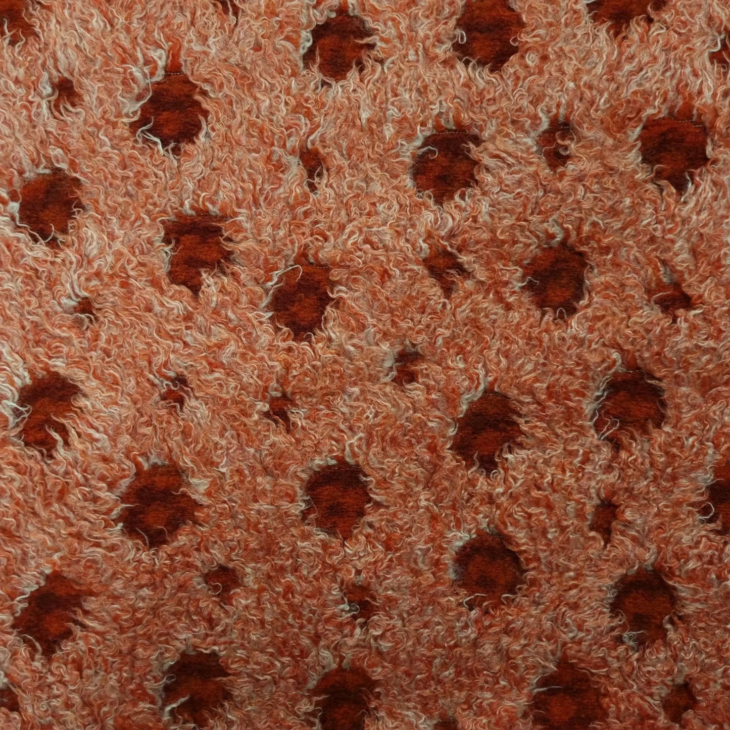 Plüschstoff rot weiss