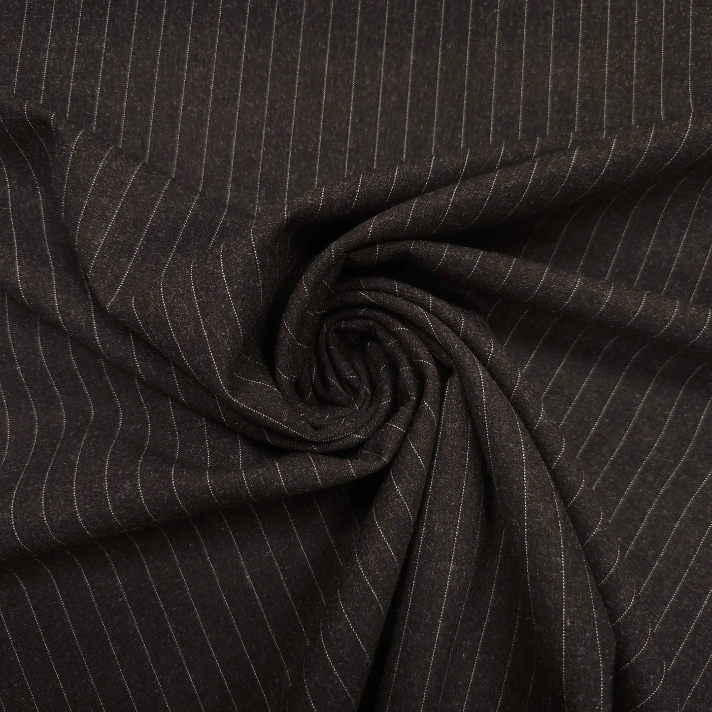 Polyester-, Baumwollstoff | braun | gestreift CSM-STOFFE