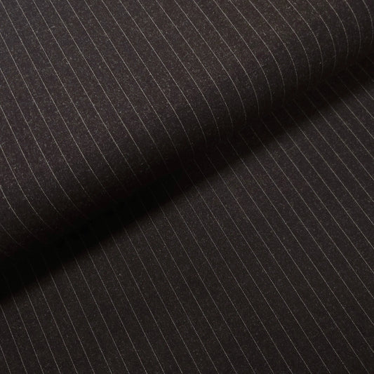 Polyester-, Baumwollstoff | braun | gestreift CSM-STOFFE