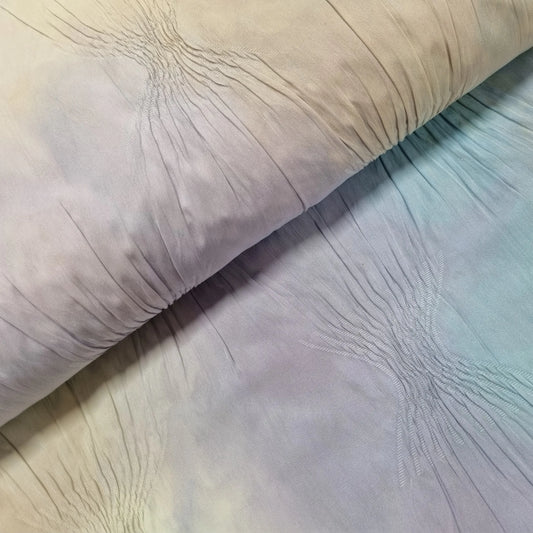 Polyester-, Viskosestoff mit verträumten Batik Motiv CSM-STOFFE