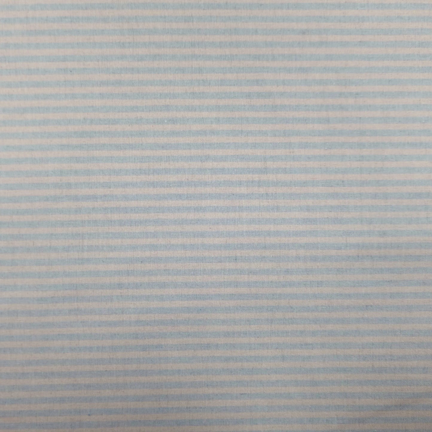 Recycelter Baumwoll- Polyester, Viskosestoff gestreift blau CSM-STOFFE