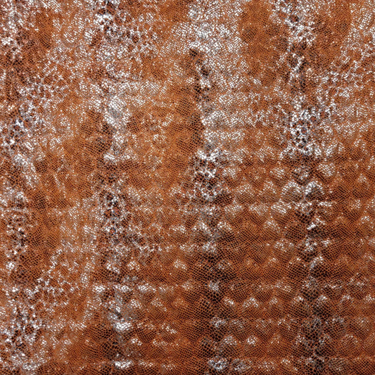 Steppfutter Schlangenmuster Orange