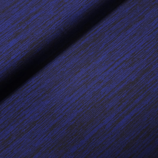 Strick Jersey gestreift dunkelblau CSM-STOFFE