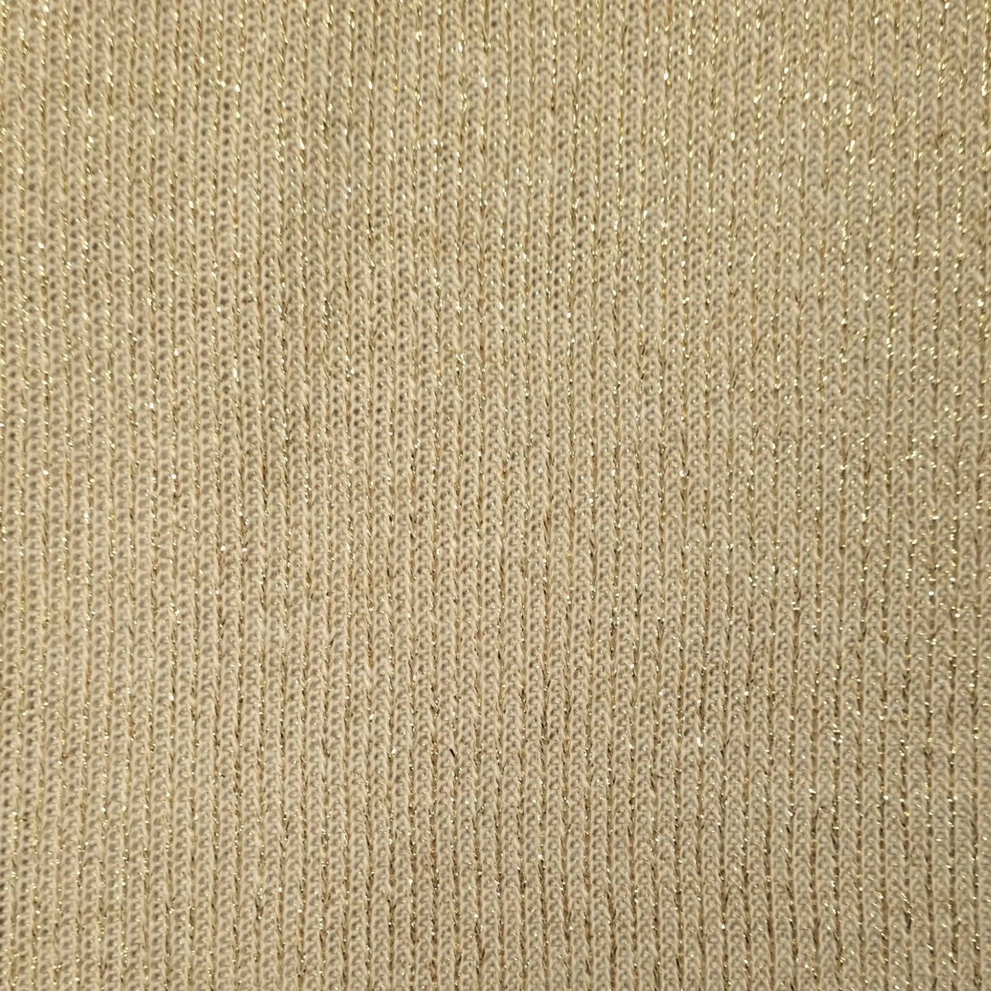 Strickstoff creme mit Lurex