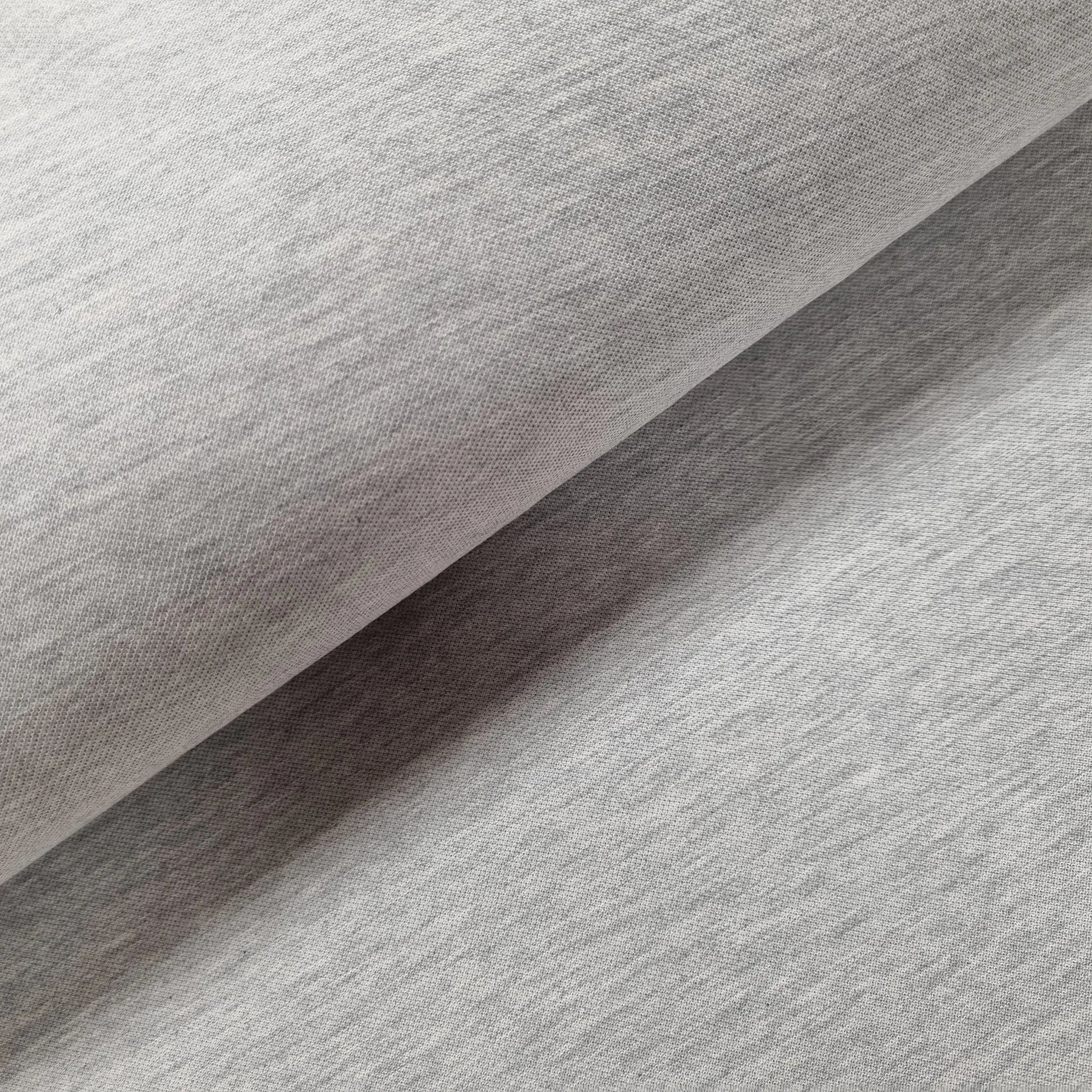 T-Shirt Stoff grau meliert Baumwolle XXL CSM-STOFFE