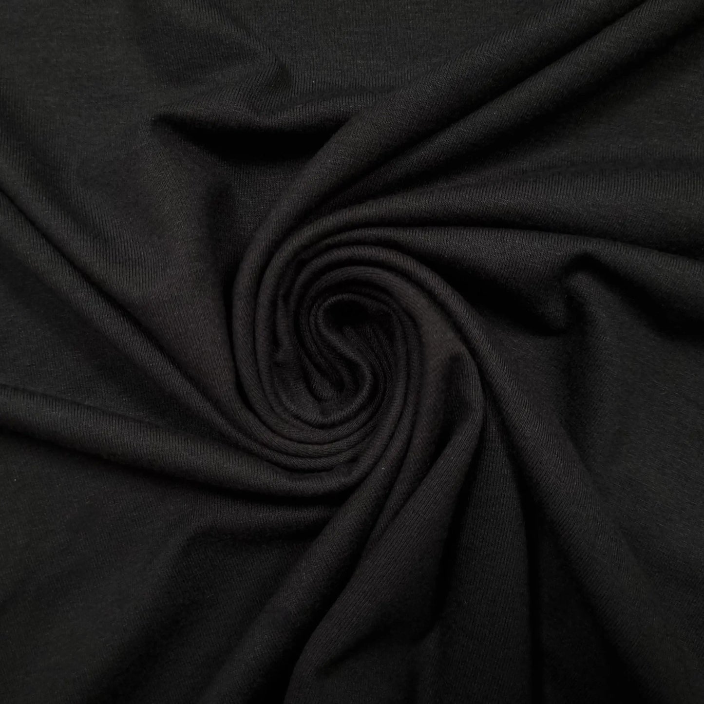 Viskosejersey uni schwarz CSM-STOFFE
