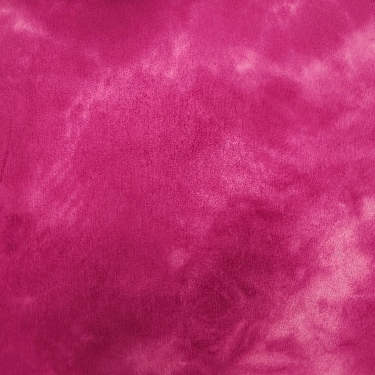 Viskosekrepp pink mit Batik Motiv CSM-STOFFE