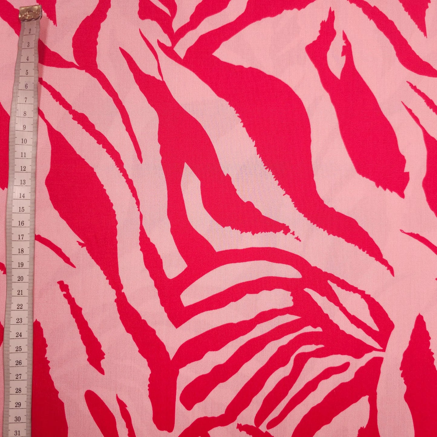 Viskosestoff Zebra Muster pink CSM-STOFFE