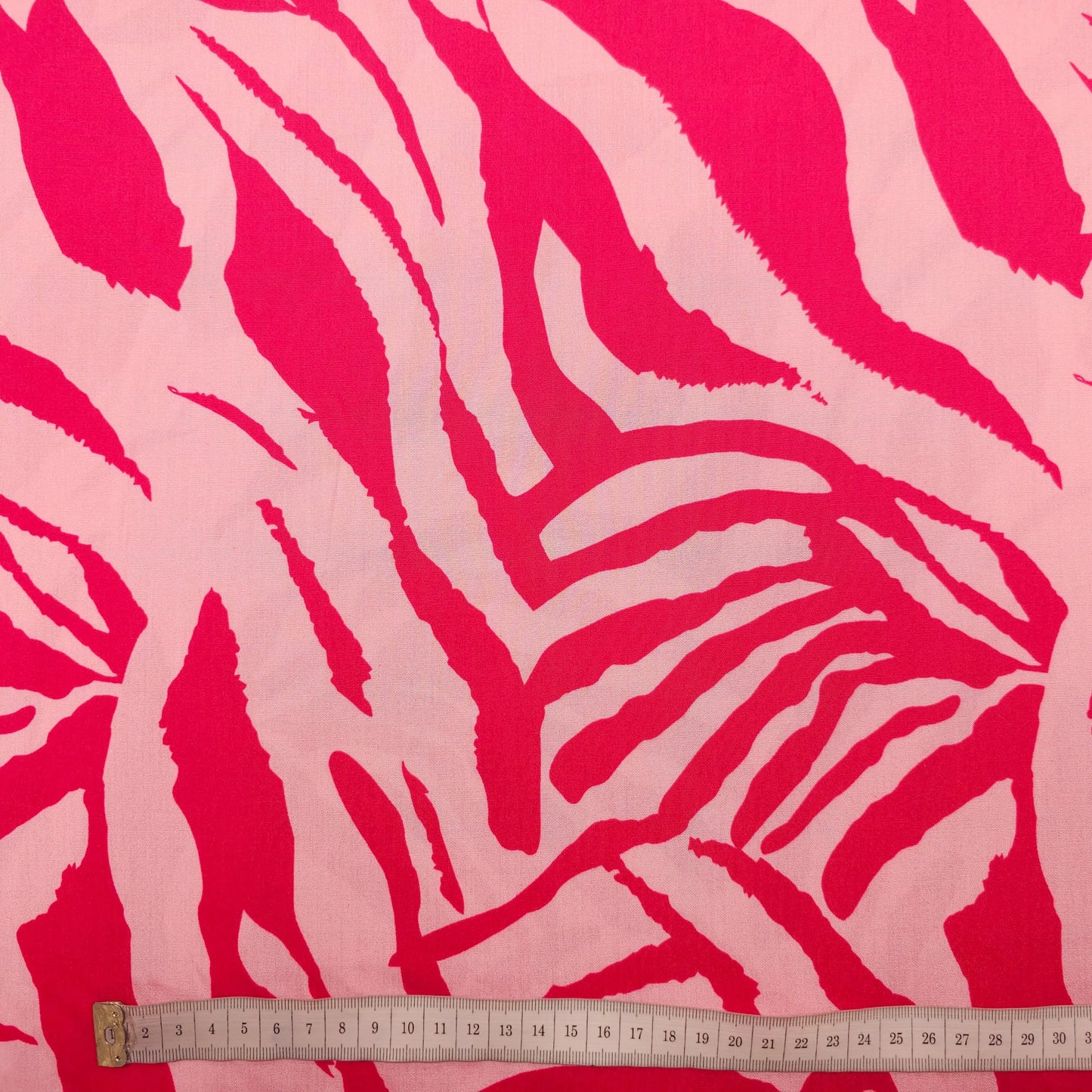 Viskosestoff Zebra Muster pink CSM-STOFFE