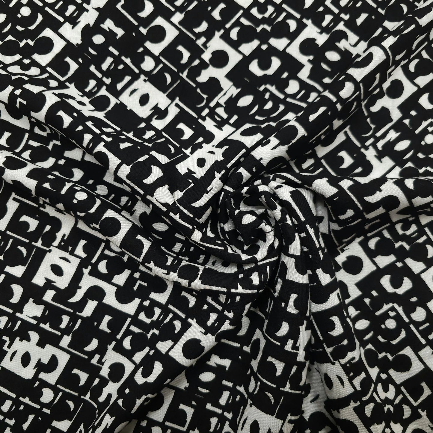 Viskosestoff mit geometrische Muster CSM-STOFFE