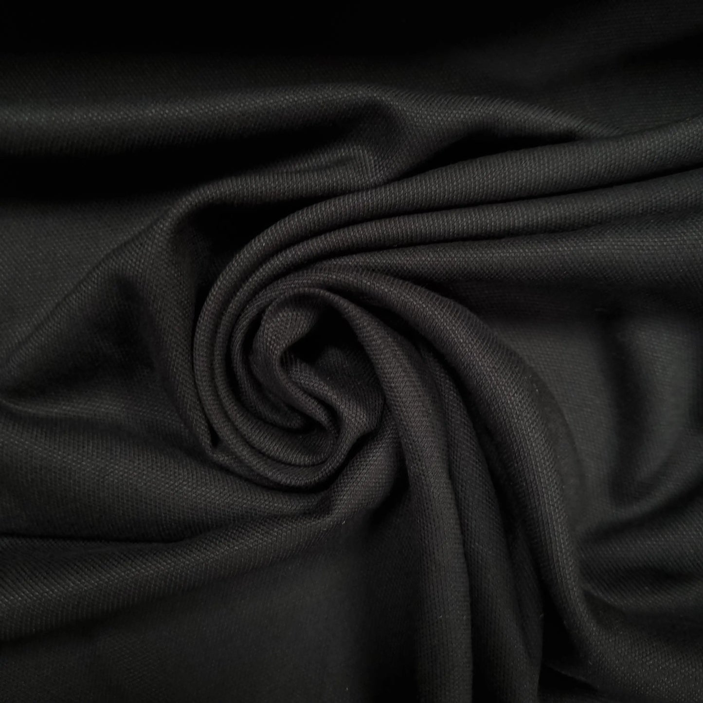 Viskosestoff uni schwarz CSM-STOFFE
