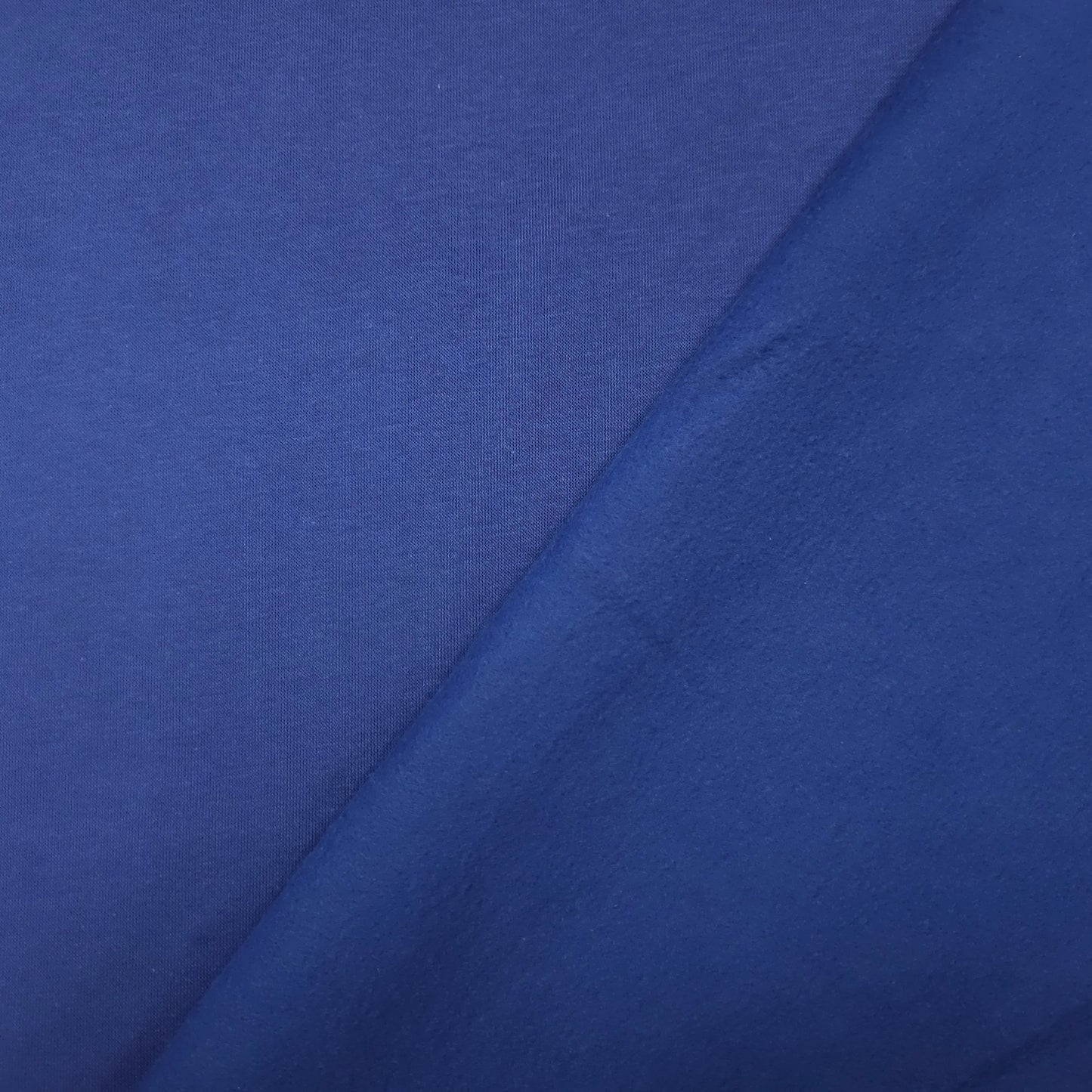 Wintersweat angeraut Royalblau CSM-STOFFE