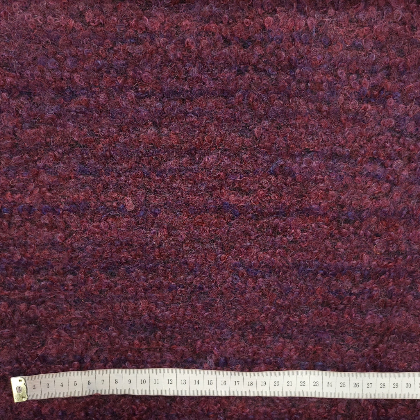 Wollbouclé Beere meliert CSM-STOFFE