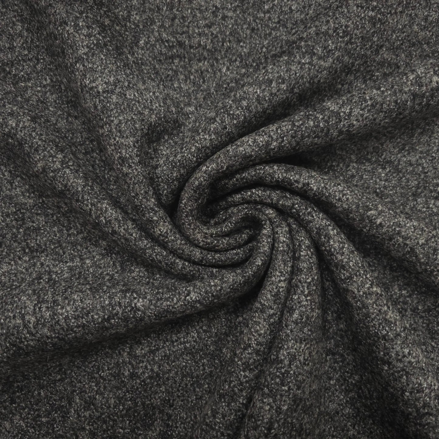 Wollstoff grau meliert CSM-STOFFE
