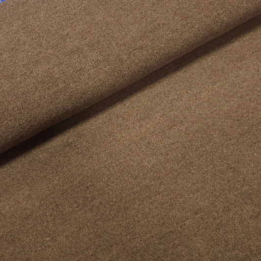 Wollstoff uni Taupe 220 cm Stück CSM-STOFFE