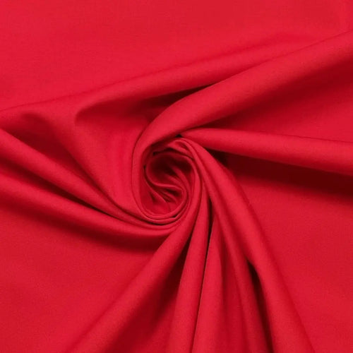 Baumwolle Popeline rot CSM-STOFFE