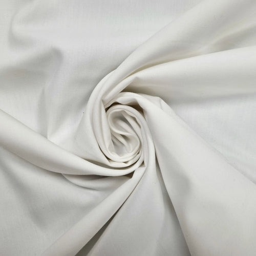 Baumwolle Popeline weiß CSM-STOFFE