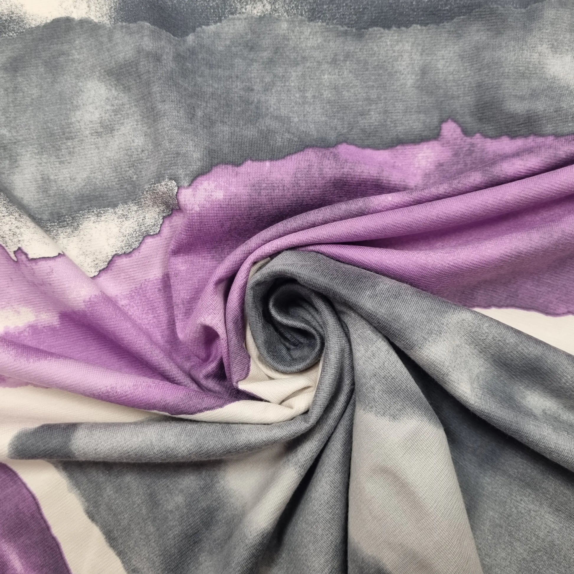 Baumwolljersey Aquarell Muster CSM-STOFFE