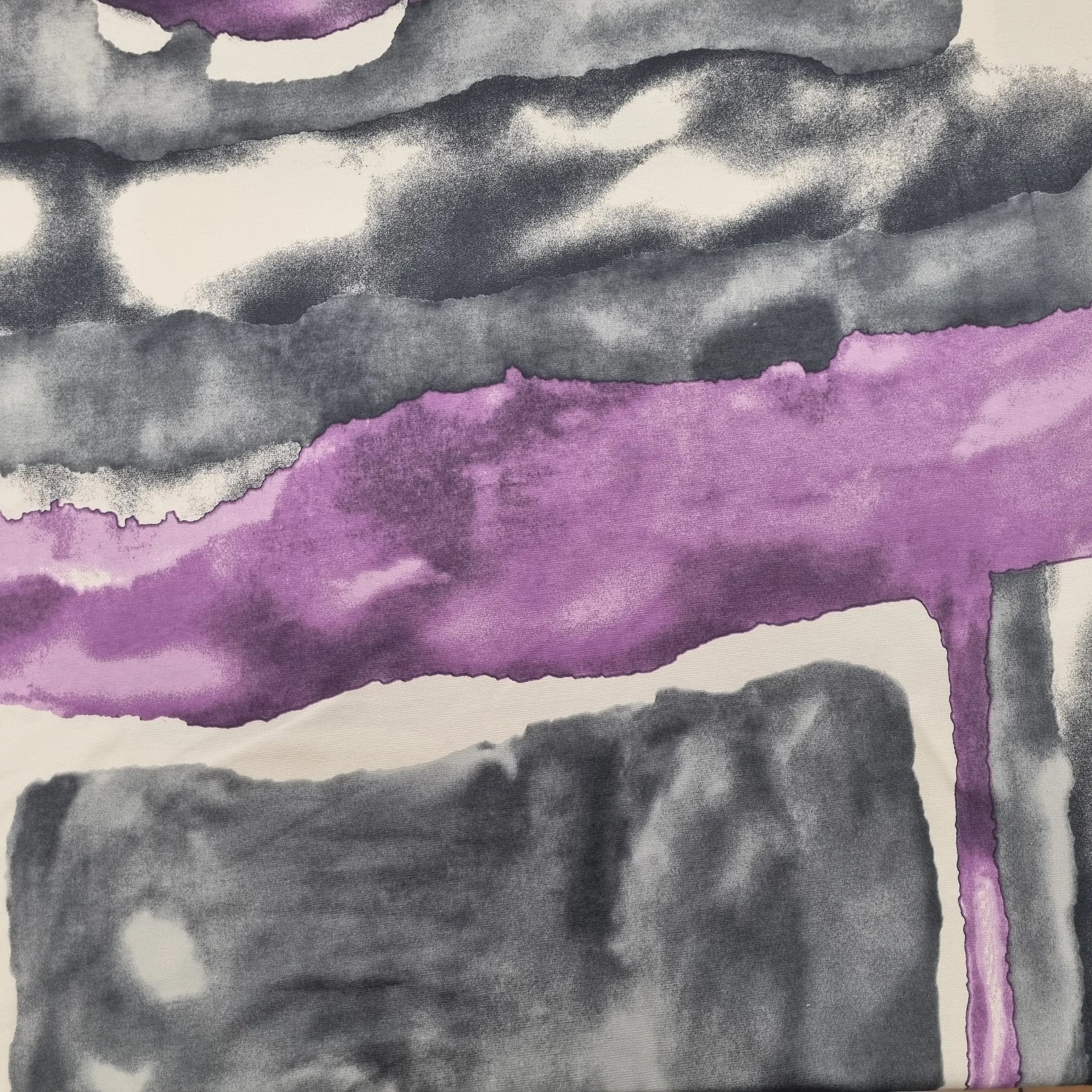 Baumwolljersey Aquarell Muster CSM-STOFFE