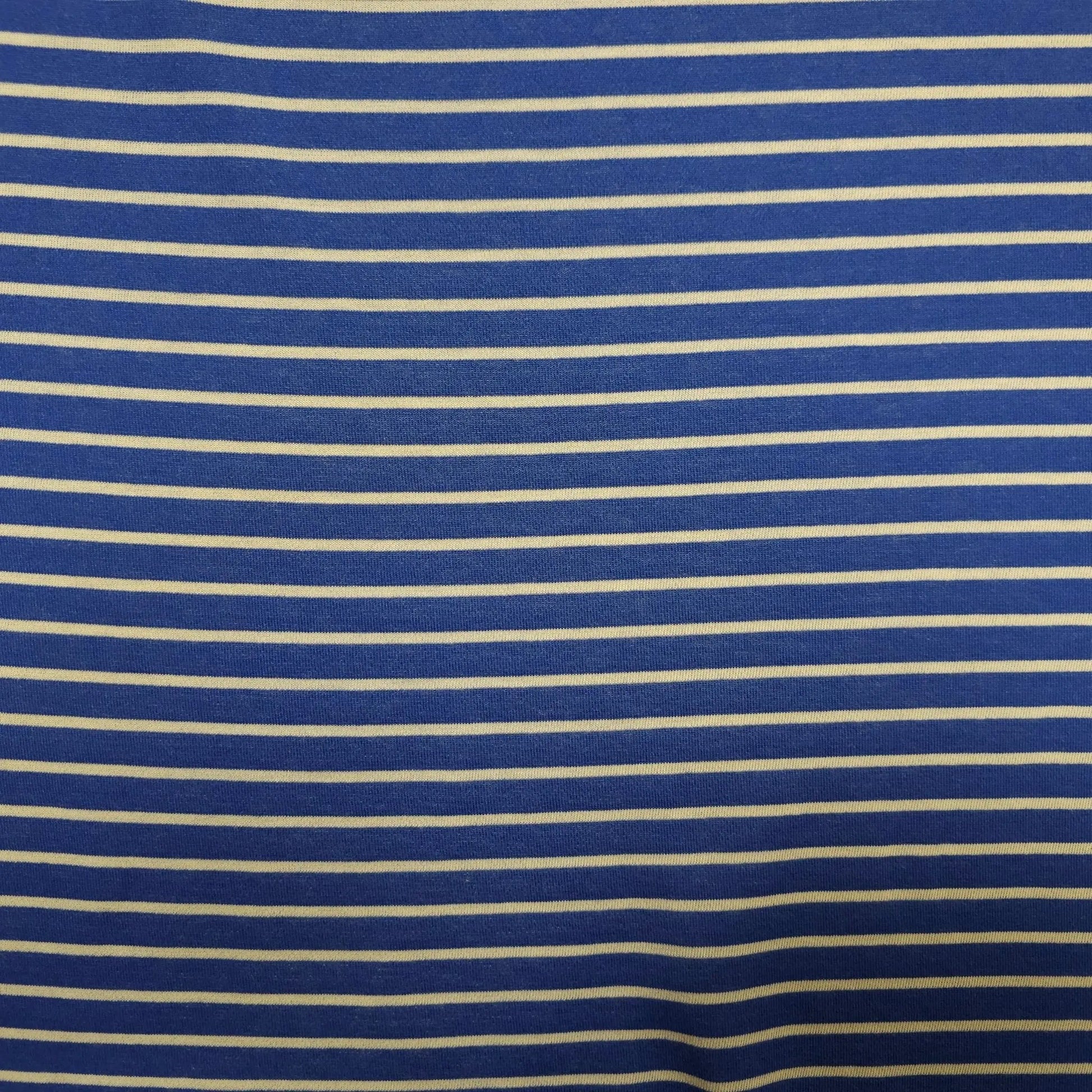 Baumwolljersey gestreift blau weiß double face 2