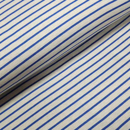 Baumwolljersey gestreift blau weiß double face 5